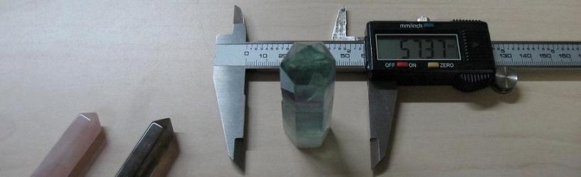 Caliper with crystals photo