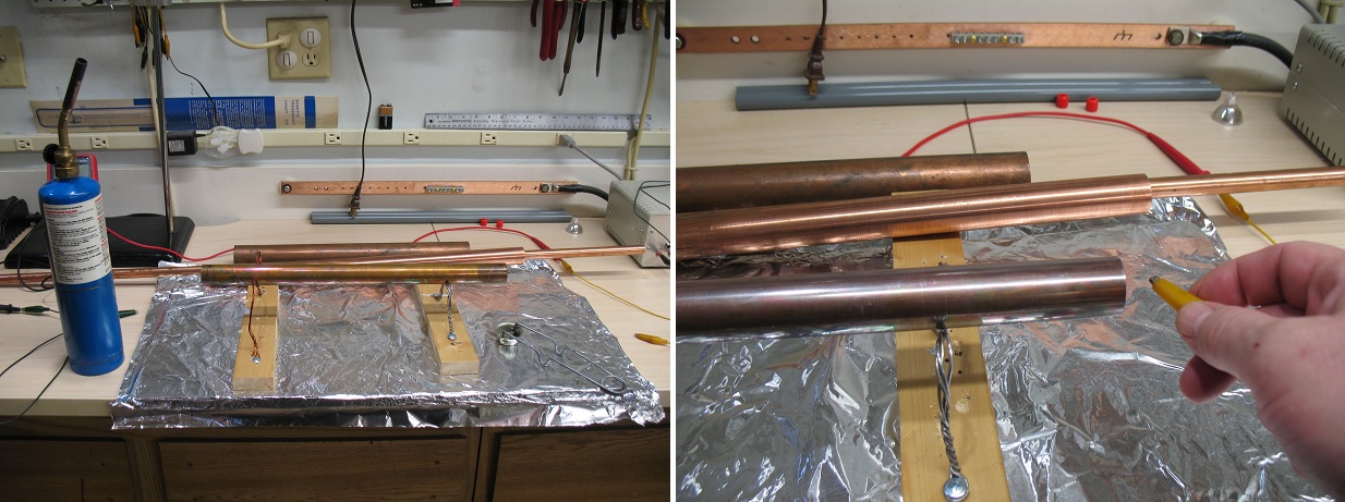 Propane Torch and Ohmeter Process