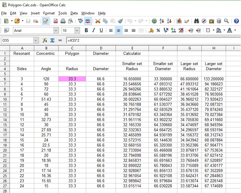 Upper Left Spreadsheet Photo